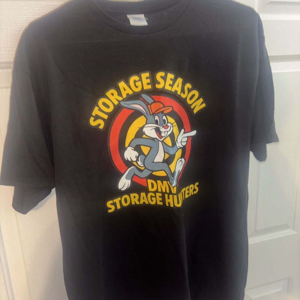 DMV Storage Season Storage Hunters Tee Shirt Size Large Black